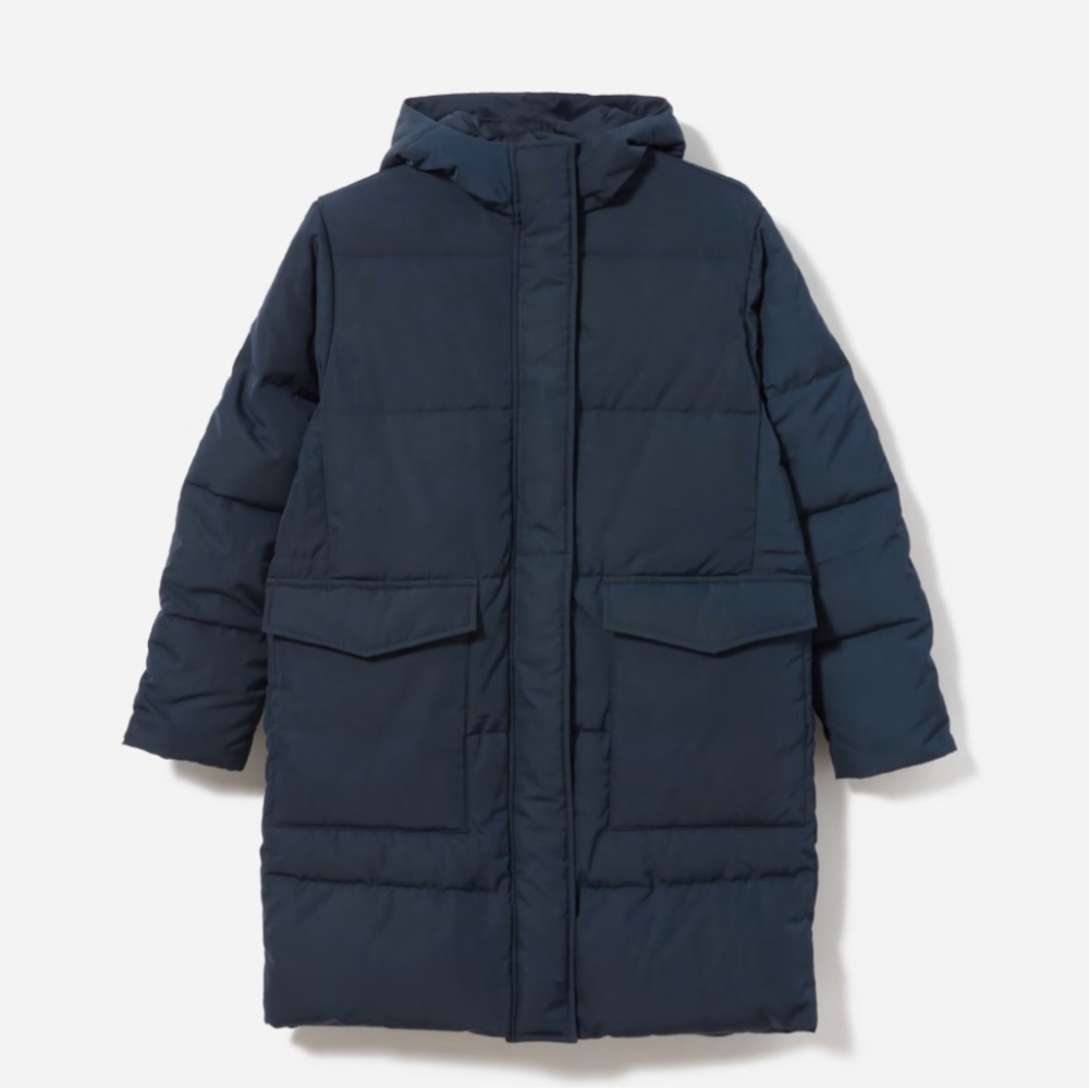 Everlane Women's Puffer Jacket - Navy